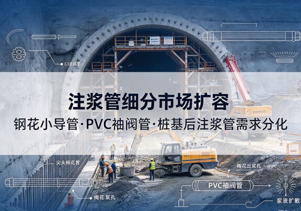 湘西注浆管细分市场扩容，隧道钢花小导管、PVC 袖阀管、桩基后注浆管需求分化