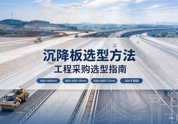 湘西沉降板选择方法